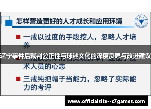 辽宁事件后裁判公正性与球迷文化的深度反思与改进建议